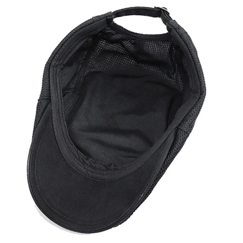 Boina transpirable de malla fina para el sol, gorro plano, protector solar, hiedra, Newsboy