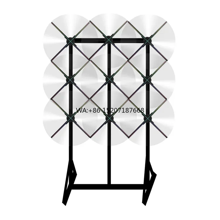 

Большой сращивание 65 см 3*3 светодиодный голографический рекламный дисплей голограмма проектор вентилятор 3d с профессиональной фабрикой для продажи