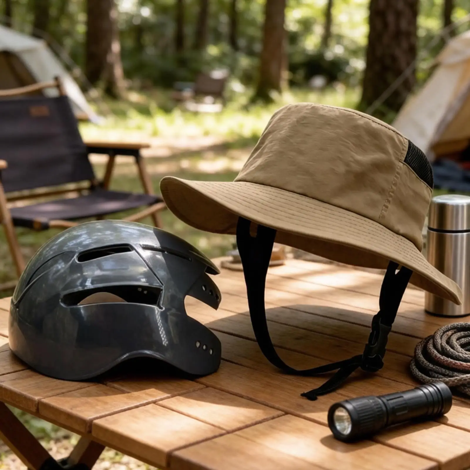 Hat Helmet Adjustable Breathable Detachable Head Protection Detachable Cycling Fishing Hat For Adults Bicycle Surfing
