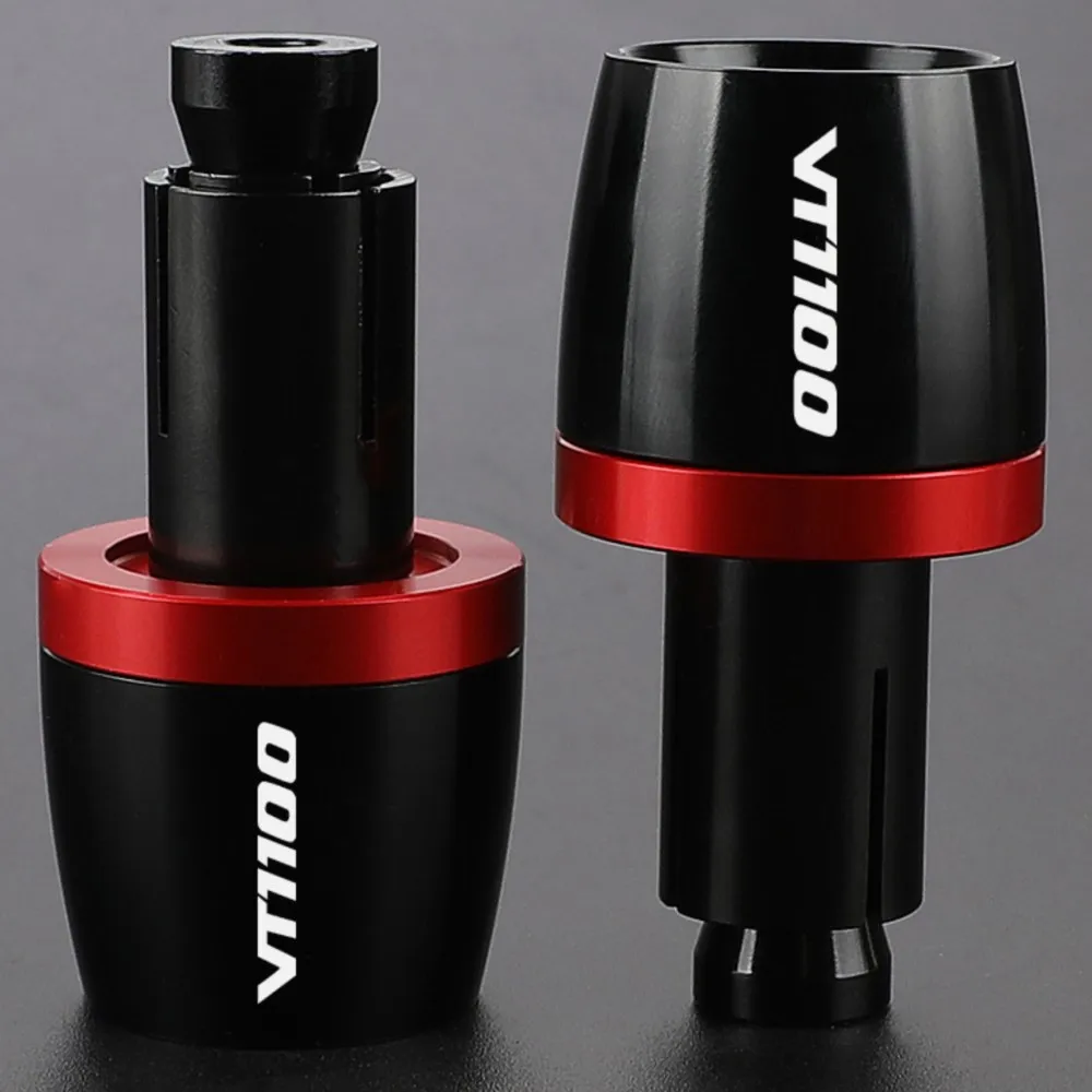 

VT 1100 2006 2005 2004 2003 Universal For HONDA VT1100 1995-2007 2002 2001 Handlebar Grips Bar Ends Cap Counterweight Plug Slide