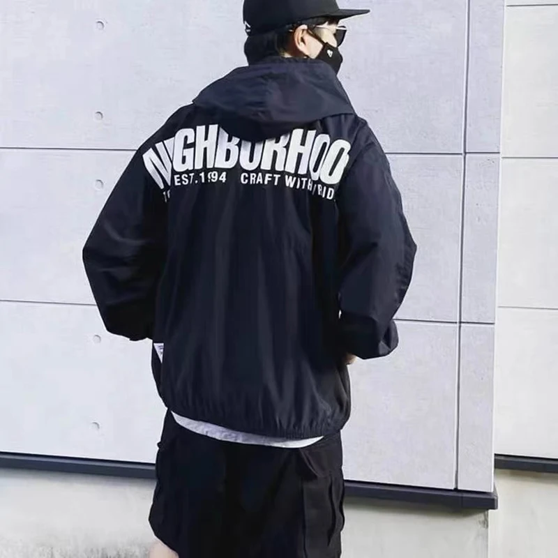 NEIGHBORHOOD Half-zip Hooded Hardshell Jacket NBHD Japanese Cityboy City Function Jacket