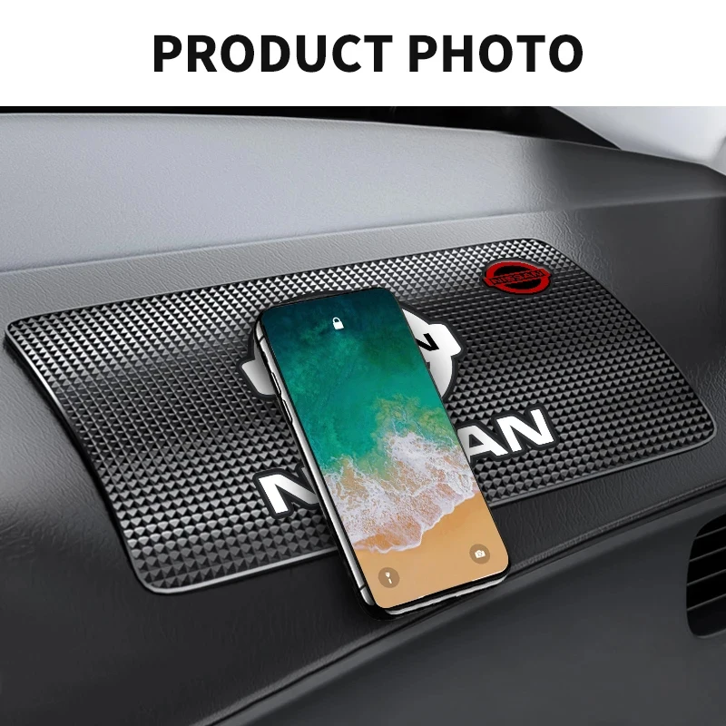 Car Non-Slip Mat Interior Dashboard Phone Silicone Anti-Slip Pad For Nissan Qashqai j11 j10 Juke X Trail t32 Tiida Leaf Versa