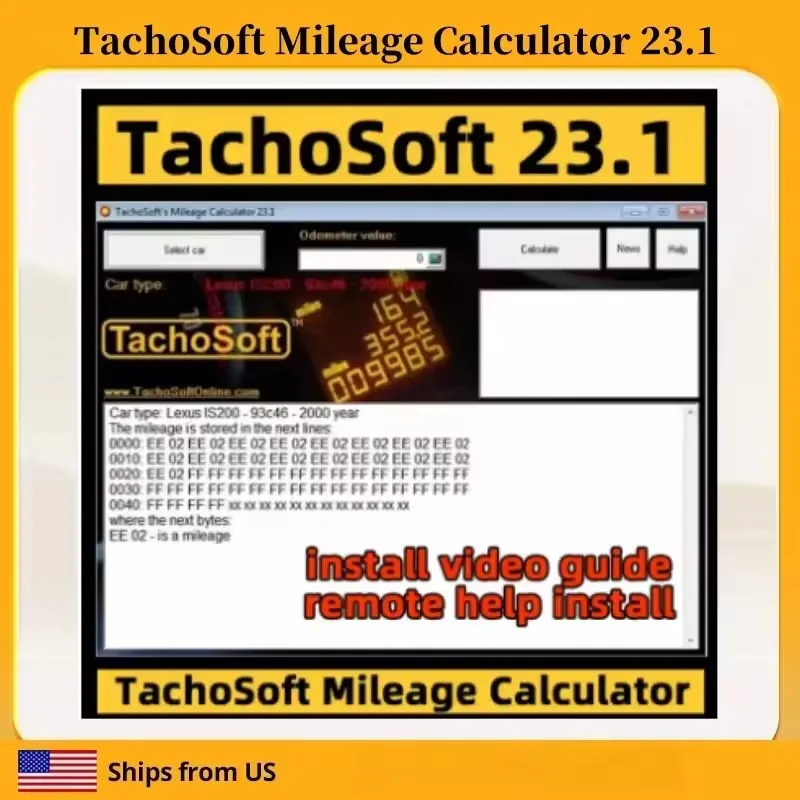 

TachoSoft 2025Hot Software Latest Version Kilometerage Calculator Correction Tool 23.1 Mileage Tracking Compliance
