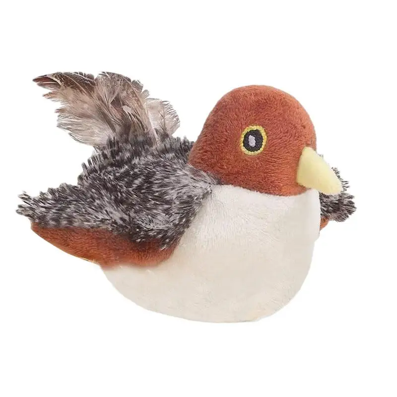 

Cat Bird Toy Flapping Bird Cat Exercise Toys Automatic Chirping Bird Toy Simulation Bird Interactive Cat Toy Cat Plush Bird