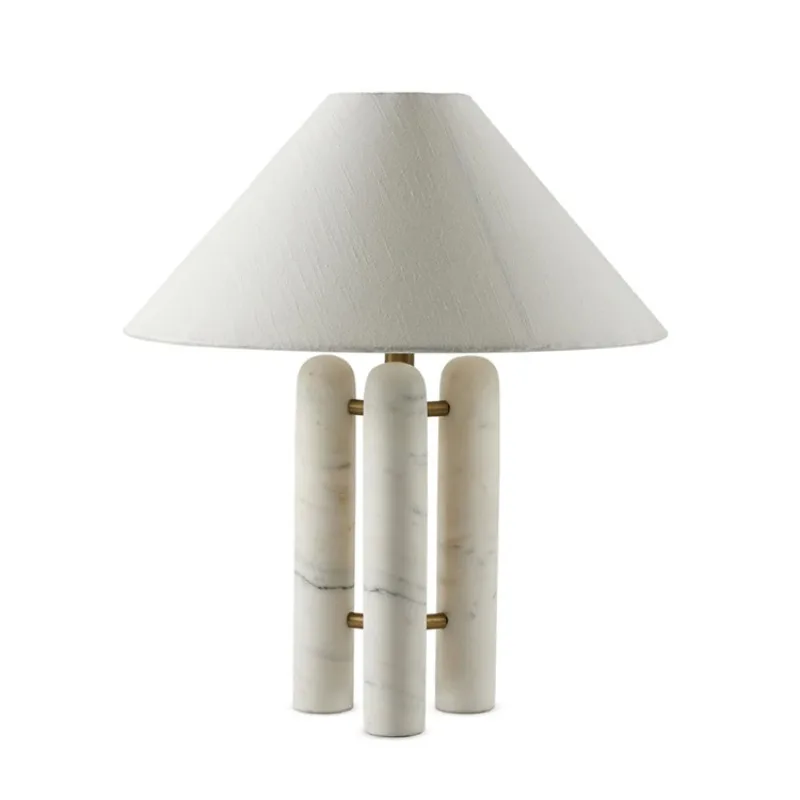 

Modern simple marble table lamp designer model room living room bedroom study hotel bed lamp