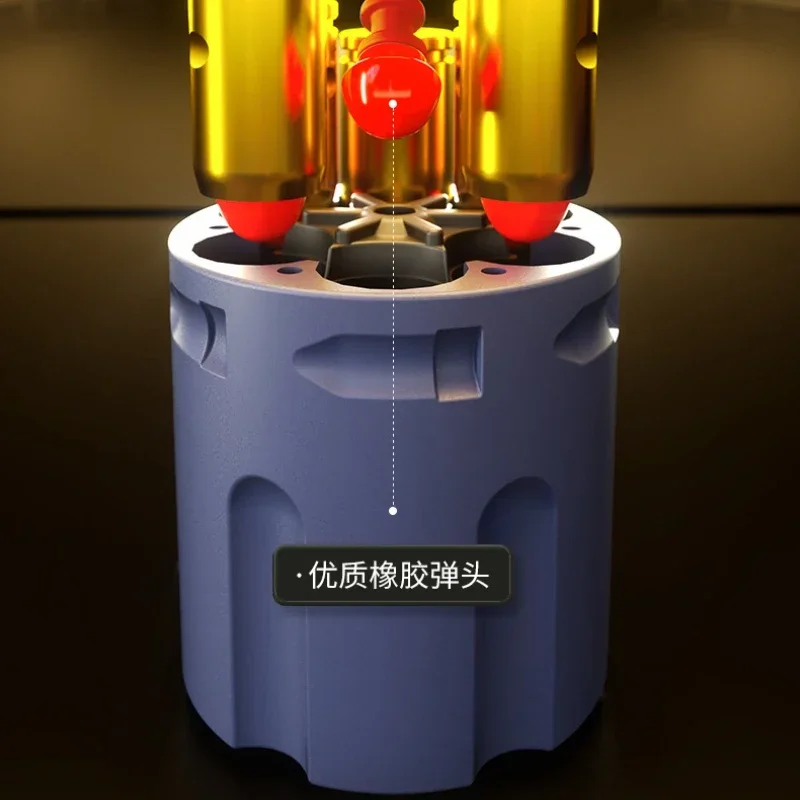 2025 戦術リボルバーおもちゃの銃連続発射自動ピストルソフトダーツ弾丸 CS 屋外武器子供大人のため