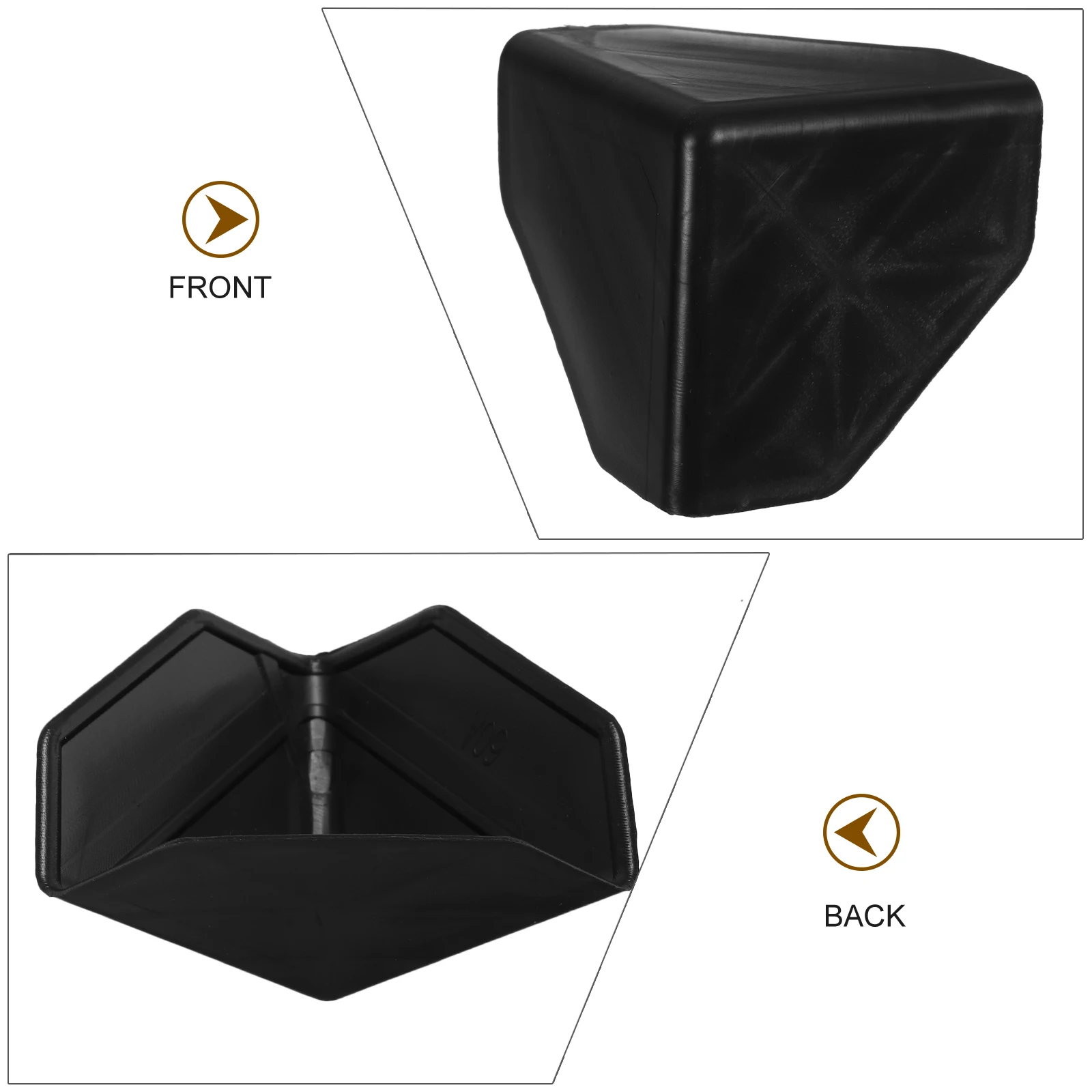 100개 코너 보호대 플라스틱 포장 모서리 보호대 배송 상자 가구 보호 이동용 상자 팔레트