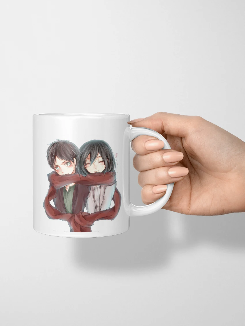 Attack on Titan ceramic water cup mug mug milk mug coffee mug beer mug gift custom photo logo