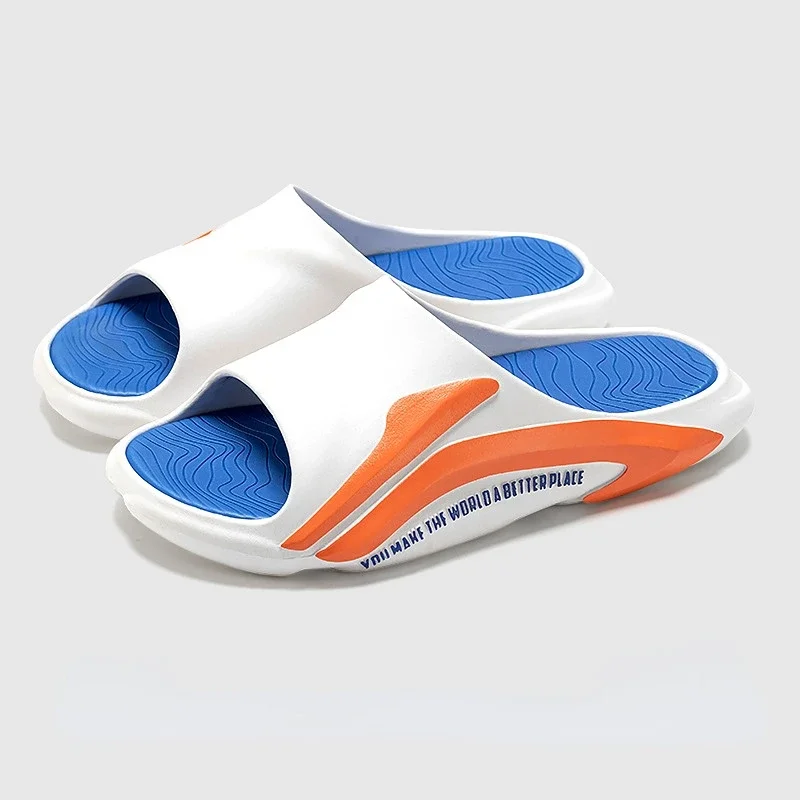 

Slippers Men Soft Sandals 2023 Summer Cool Men Women Beach Casual Shoes Light Eva Slides Brand Men Non Slip Bathroom Sandals
