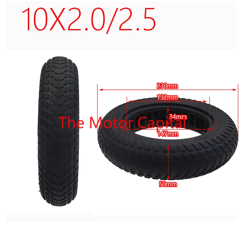 10x2.0/2.5 Electric Scooter Tire For  scooter 10x2/10x2.5 Solid  Rubber Wheels Tyre