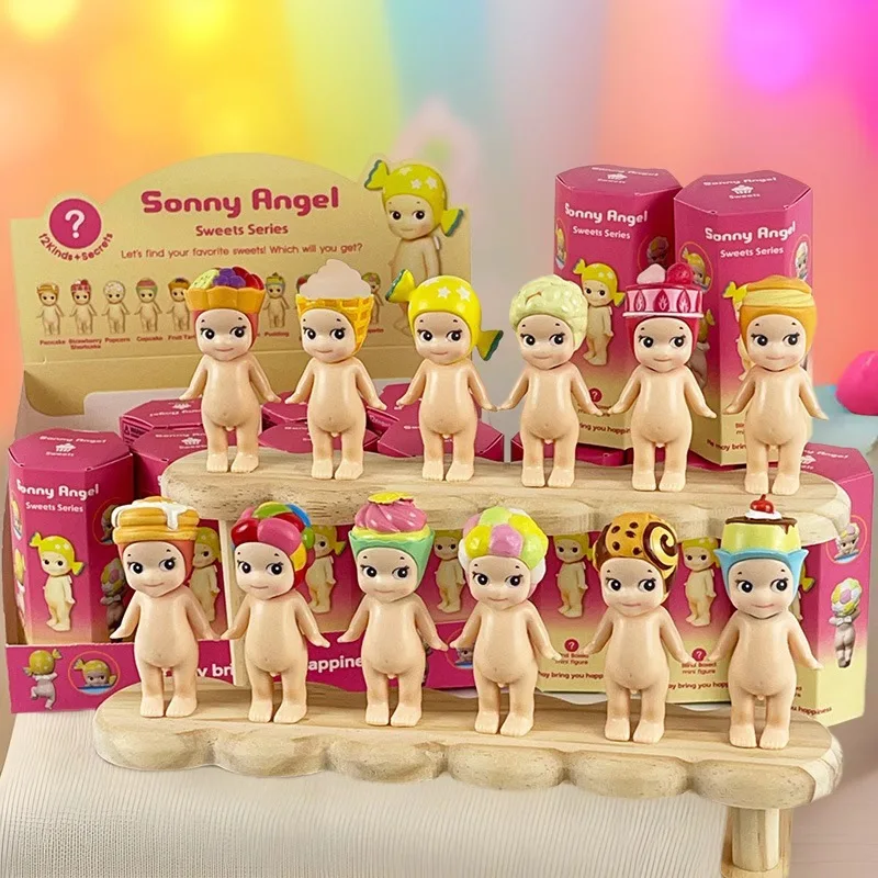 Sonny Angel Blind Box Candy Angel Collection Speelgoedfiguren Kerst Halloween Decoraties Cadeau voor kinderen en verzamelaars