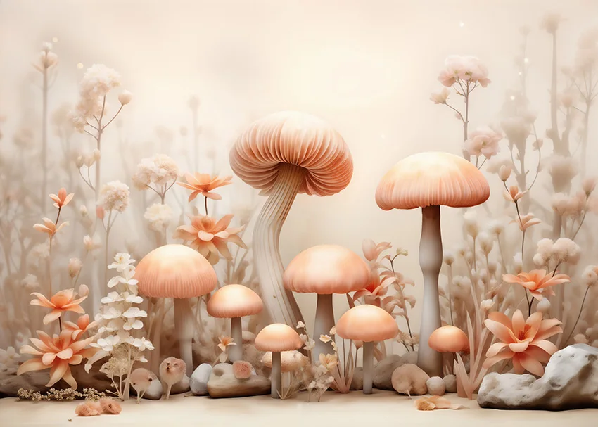 Mehofond ดอกไม้อีสเตอร์ฉากหลังถ่ายรูปเด็กแรกเกิดงานวันเกิดรูปเจ้าหญิงสาวภาพเหมือนปราสาทสวนฉากหลังถ่ายภาพ