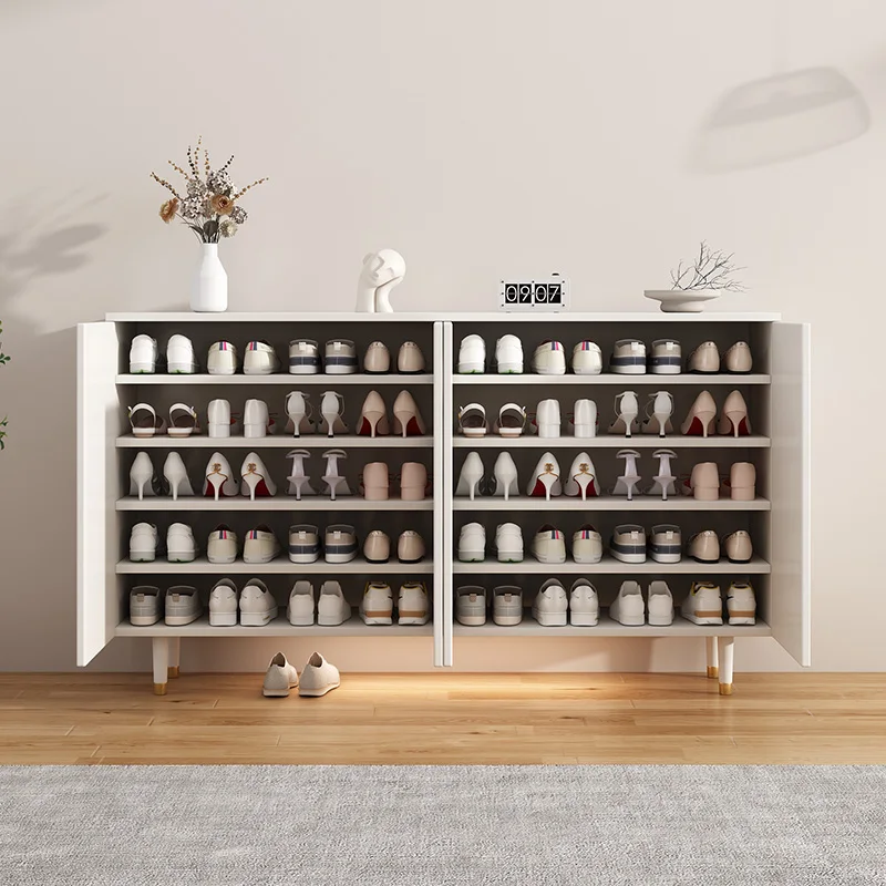Furniture for small-sized apartments Household Door, Wabi-Sabi Inspired Foyer Cabinet for Modern Simple Balcony