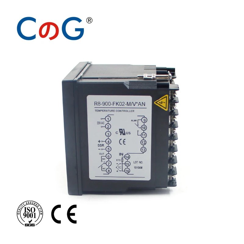 CG 96*96mm 600 Degree Input K J PT100 0-10V 4-20mA PID Output SSR Relay 220V 24V 380V Thermostat 2 Alarms Temperature Controller