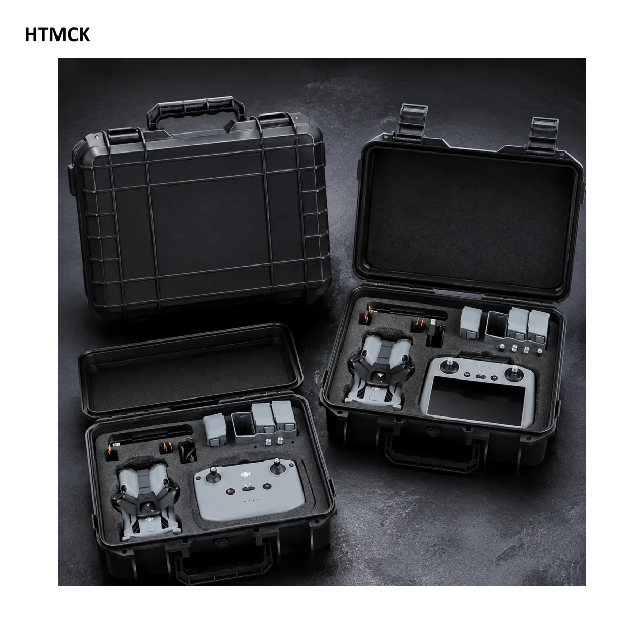 HTMCK Suitable for DJI Mini 5 Pro Storage Case, Mini 5 Pro Explosion-Proof Case, Portable Hard-Shell Large Capacity Case gallery 1