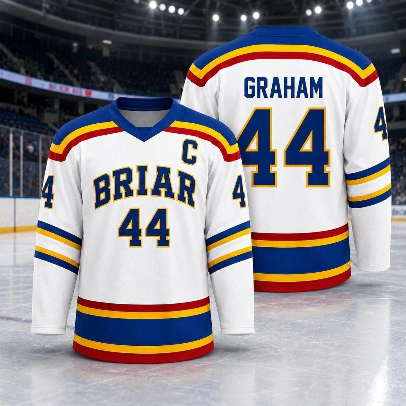 Custom John Logan Briar University Hawks Hockey Jersey, Briar U Hockey Romance Shirt Off Campus Bookish Appare, Garrett Graham