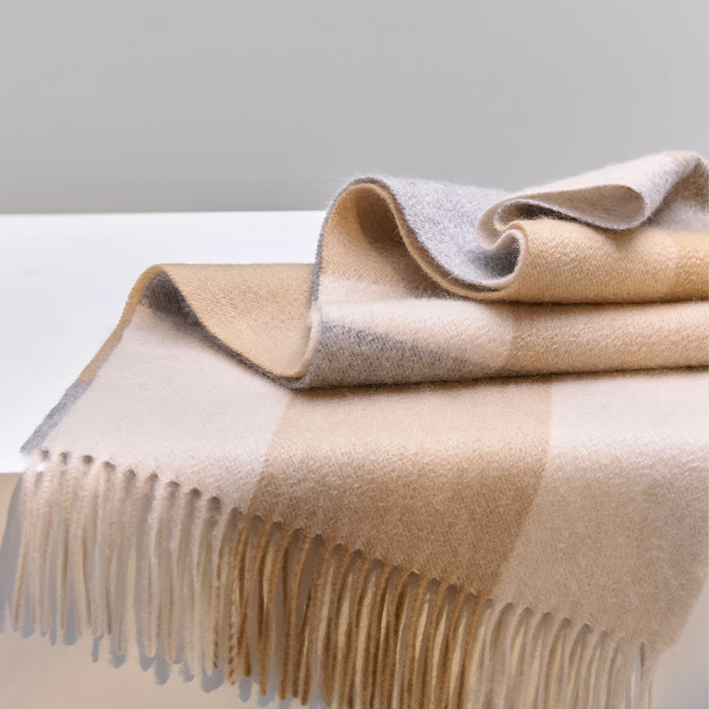 

Winter 100% cashmere Scarf Women Warmer Shawls and Wraps Echarpe Pashmina Ladies Plaid Scarves