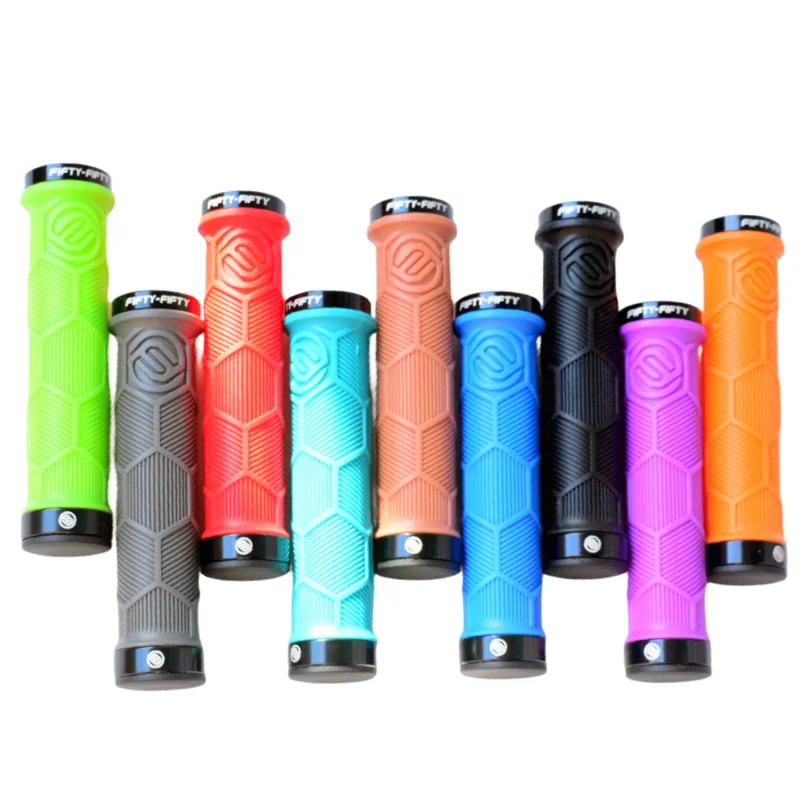 FIFTY-FIFTY MTB Road Bike Grips Handle End Bar Cycling BMX Fixed Gear Handlebar Grips Fixie Bike Parts