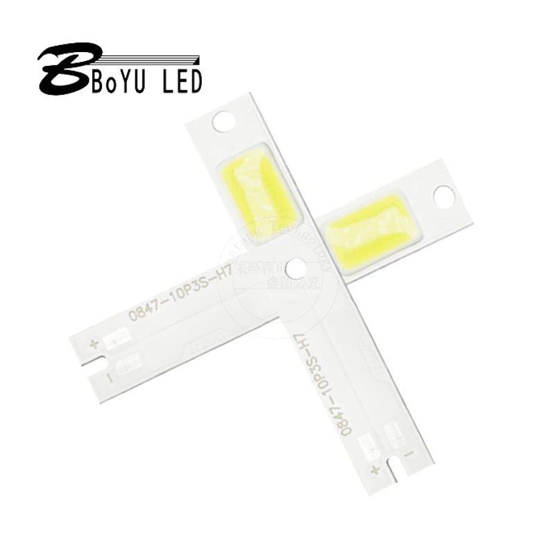 High-power car headlight chip C6/COB/H7 light source size 47*8mm power 15w lamp bead chip universal best-selling model