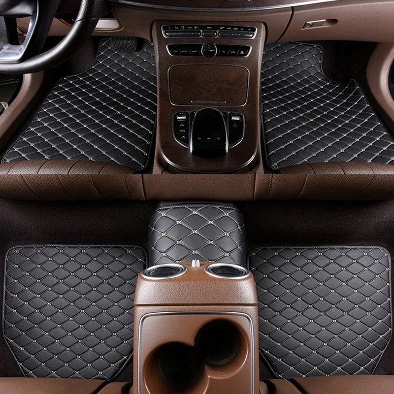 Auto Vloermatten 5 Stuks Universele Kwaliteit PU Leer Waterdichte Auto Voet Pad Protector Auto-interieur Auto-interieur Accessoires