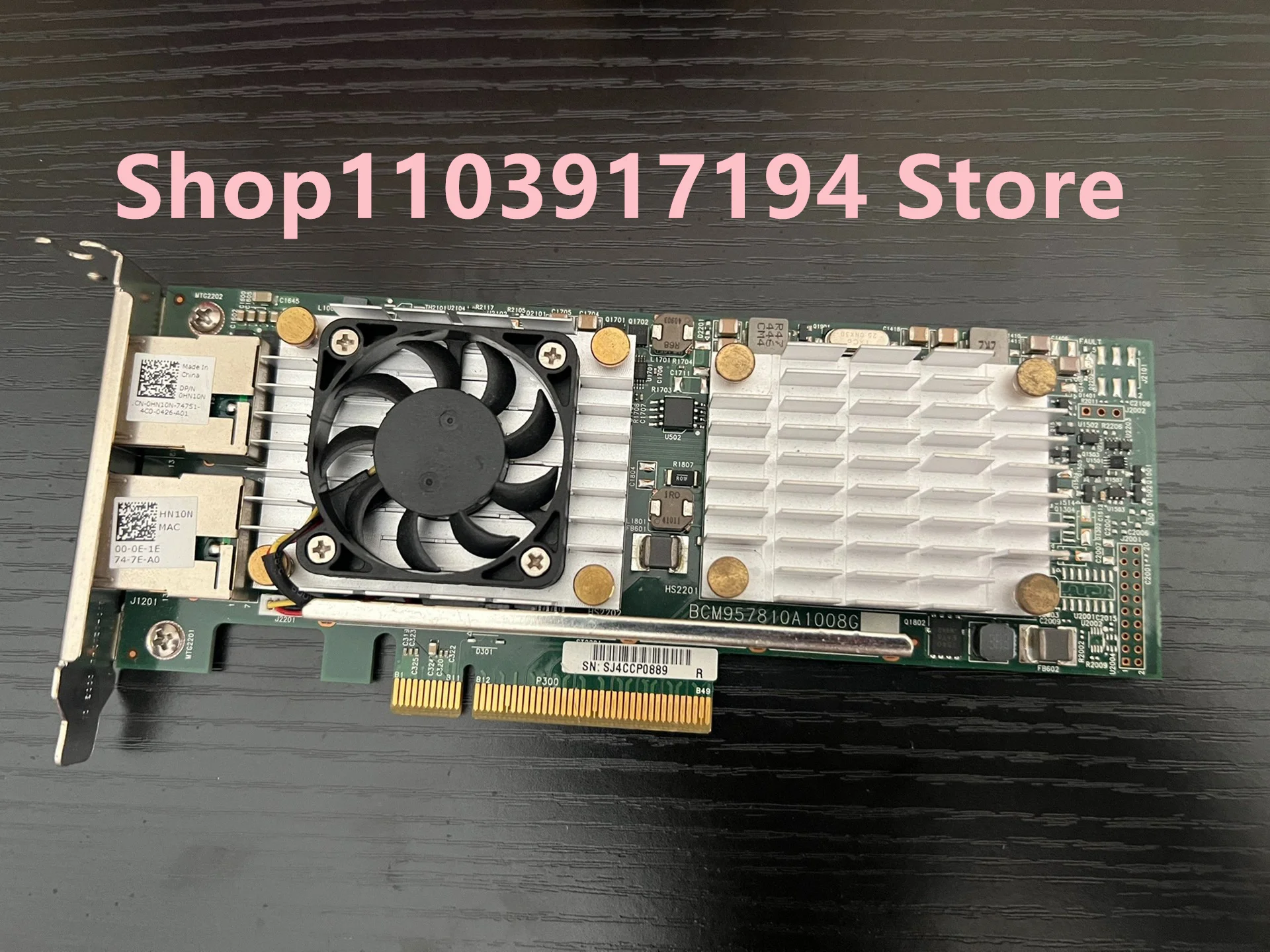 

57810A Двухпортовая 10-гигабитная сетевая карта 10 ГБ 0W1GCR 0HN10N