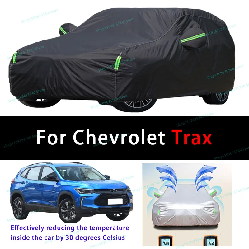 

For Chevrolet Trax Summer Full Car Covers Outdoor Sun uv Protection Dust Cooling Protective Auto Protective Cover