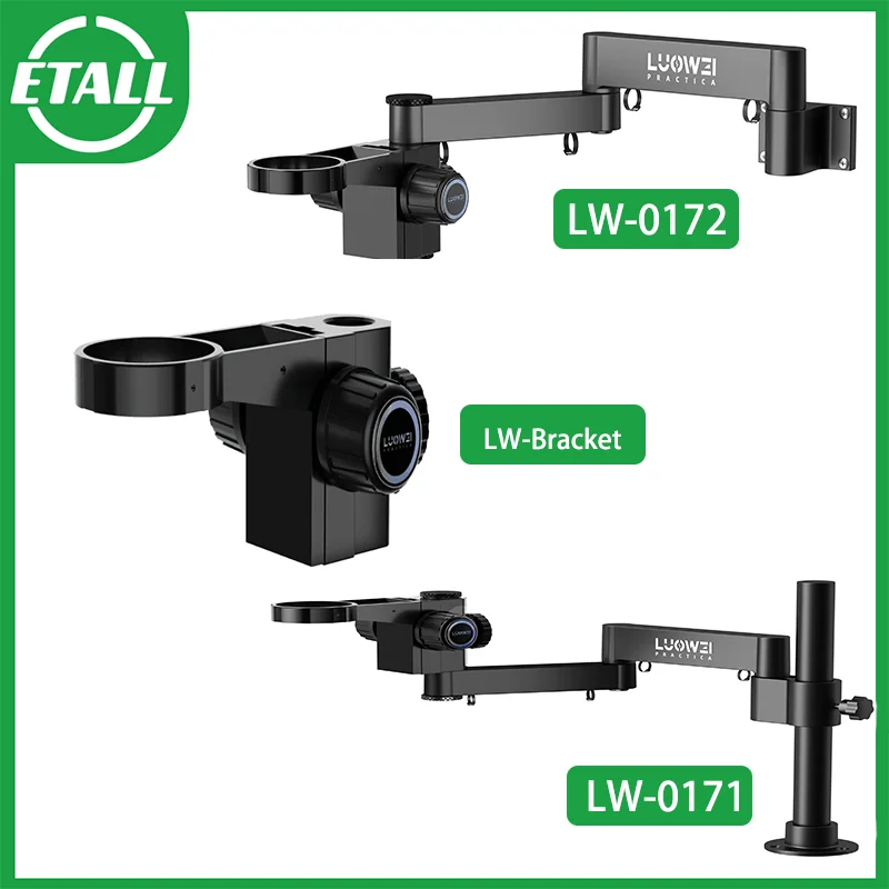 Luowei LW-0171 LW-0172 Microscope stand Focusing bracket Universal Stand Stereo Trinocular Microscope Camera Phone Repair