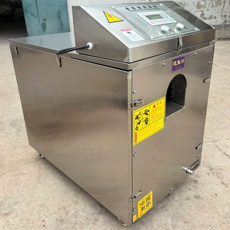 رائجة البيع آلة تنظيف الأسماك آلة تقشير تحجيم الأسماك أطعمة بحرية آلة تنظيف الروبيان الأسماك #6