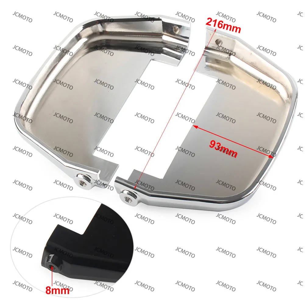 

2x хромированный чехол для Harley Touring Electra Glide Softail FLHR FLHX 1980-2013, подставка для ног пассажира