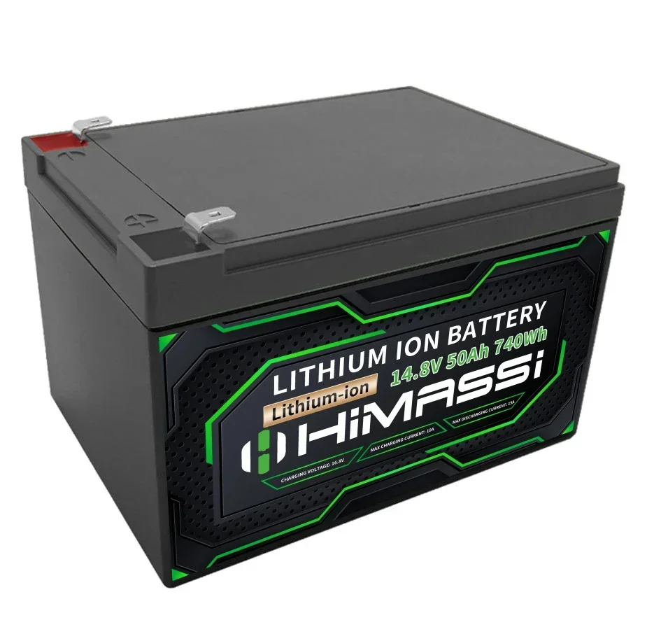 Compact Lithium-ion NMC Battery 14.8V 50Ah 32Ah 19Ah for Ice Fishing Portable Electronic Motor - Manufacturer Grade