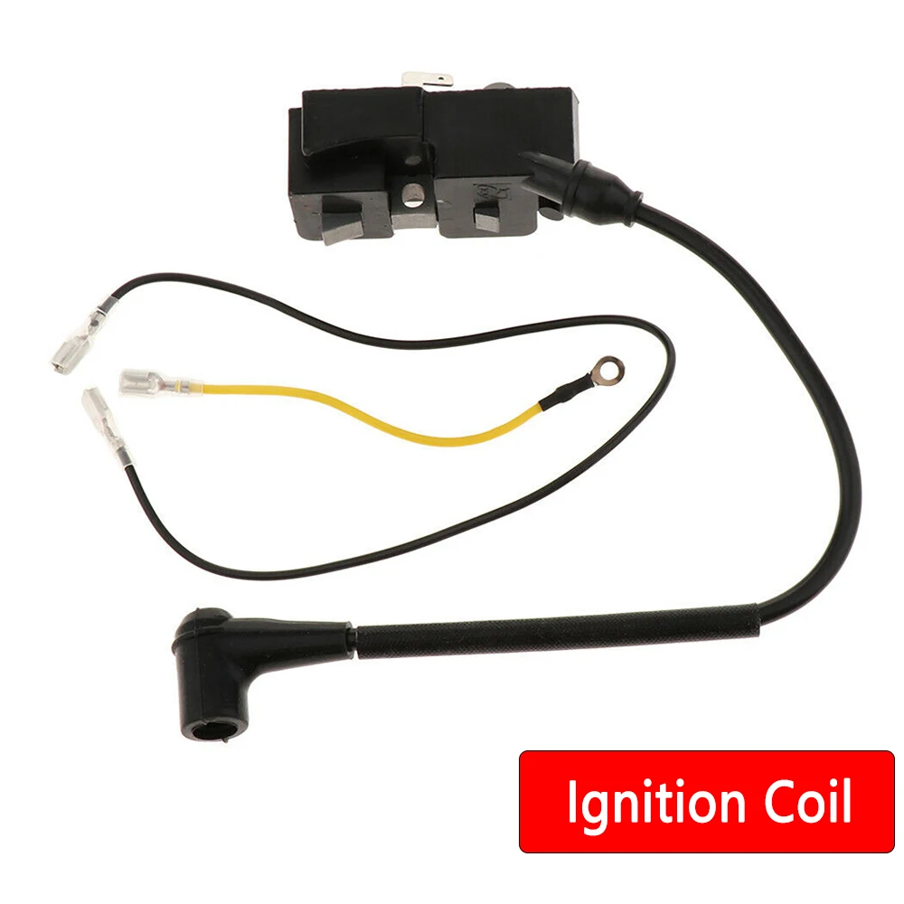 Ignition Coil With 2 Cables Set For Husqvarna Chainsaw 340 345 346 350 351 357 359 362 365 353 371 385 390