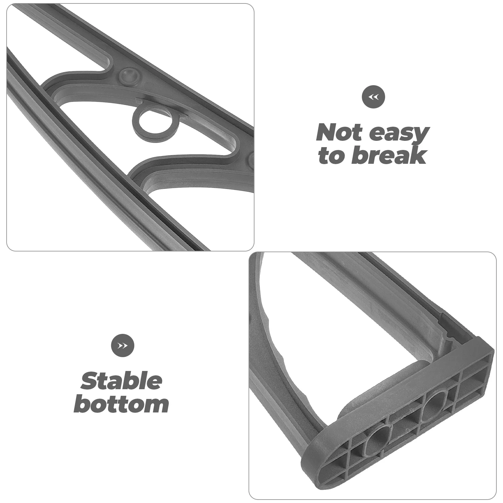 Plastic Steel Brackets 600mm Height 110mm Coffee Color Reinforced for Door Window Roof Balcony Outdoor Awnings