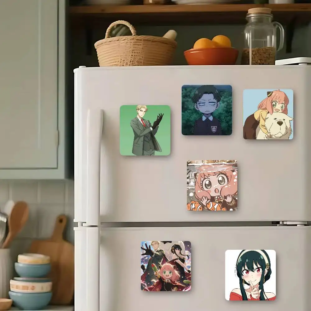 Secret Agent Family Refrigerator Magnets Cartoon Magnetic Personality Decorations Creative Gifts