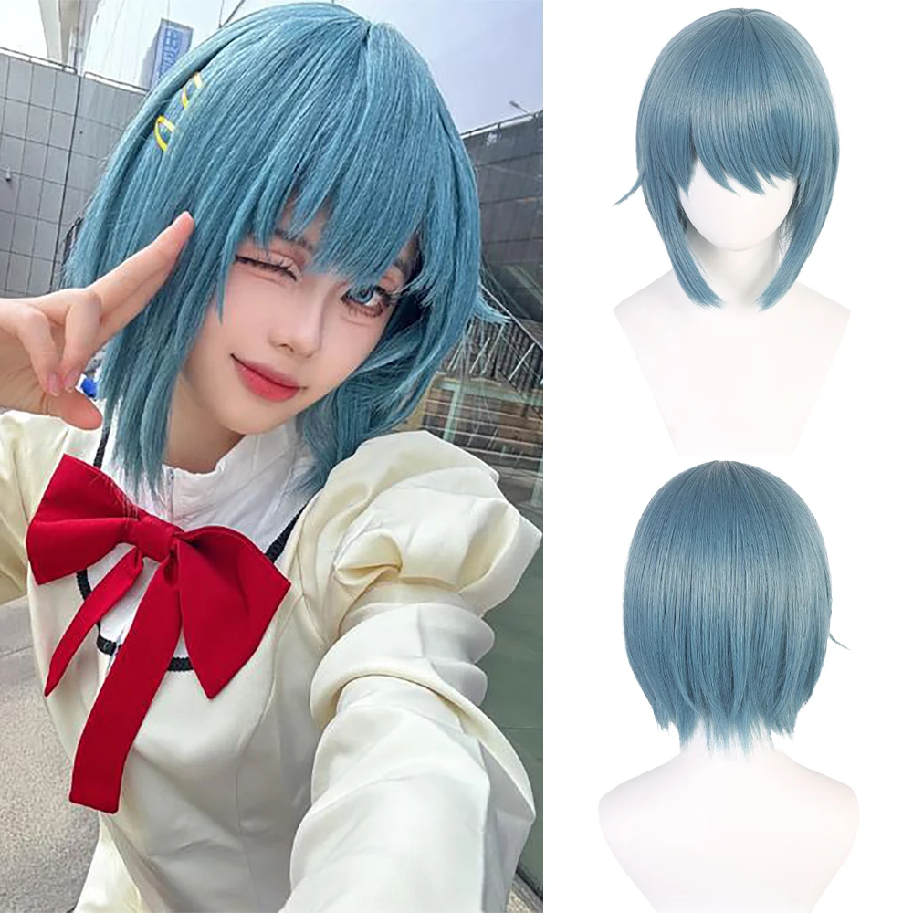 شعر صناعي عالي الجودة من الرسوم المتحركة Puella Magi Madoka Magica هو باروكة مقاومة للحرارة مناسبة للحفلات اليومية النسائية #3