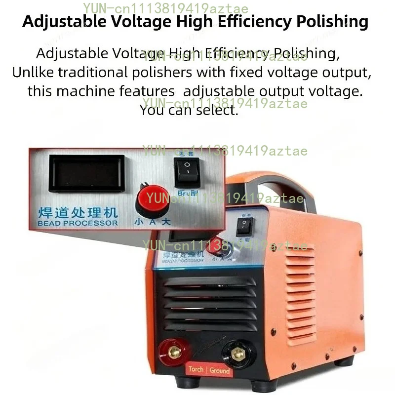 Stainless Steel Weld Cleaning Machine Brush Electrolytic Polishing Machine TIG Weld Spot Cleaner High Frequency