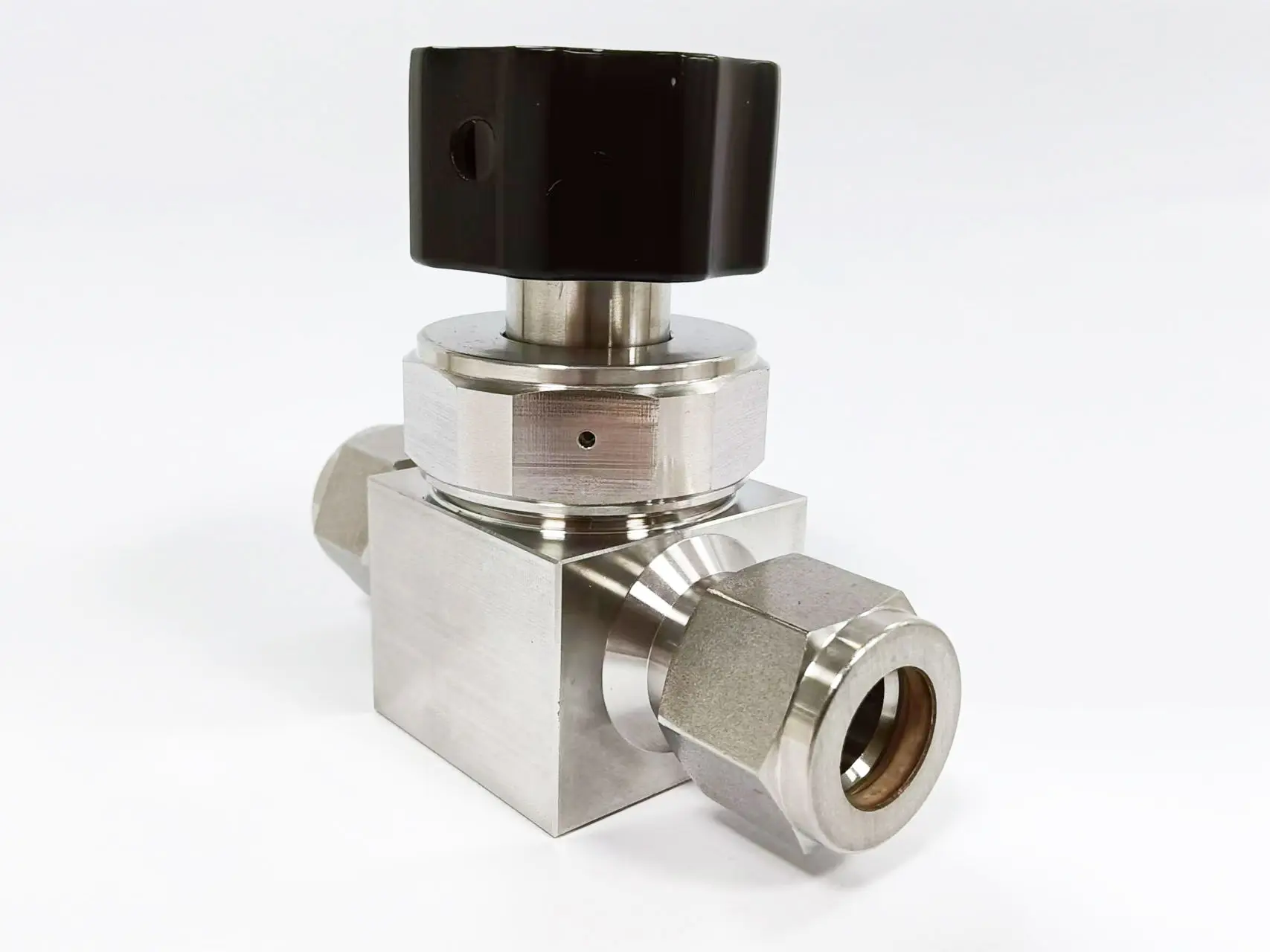 Valvola a membrana ad alta pressione in acciaio inossidabile Valvola di intercettazione manuale OEM ad alta temperatura personalizzabile