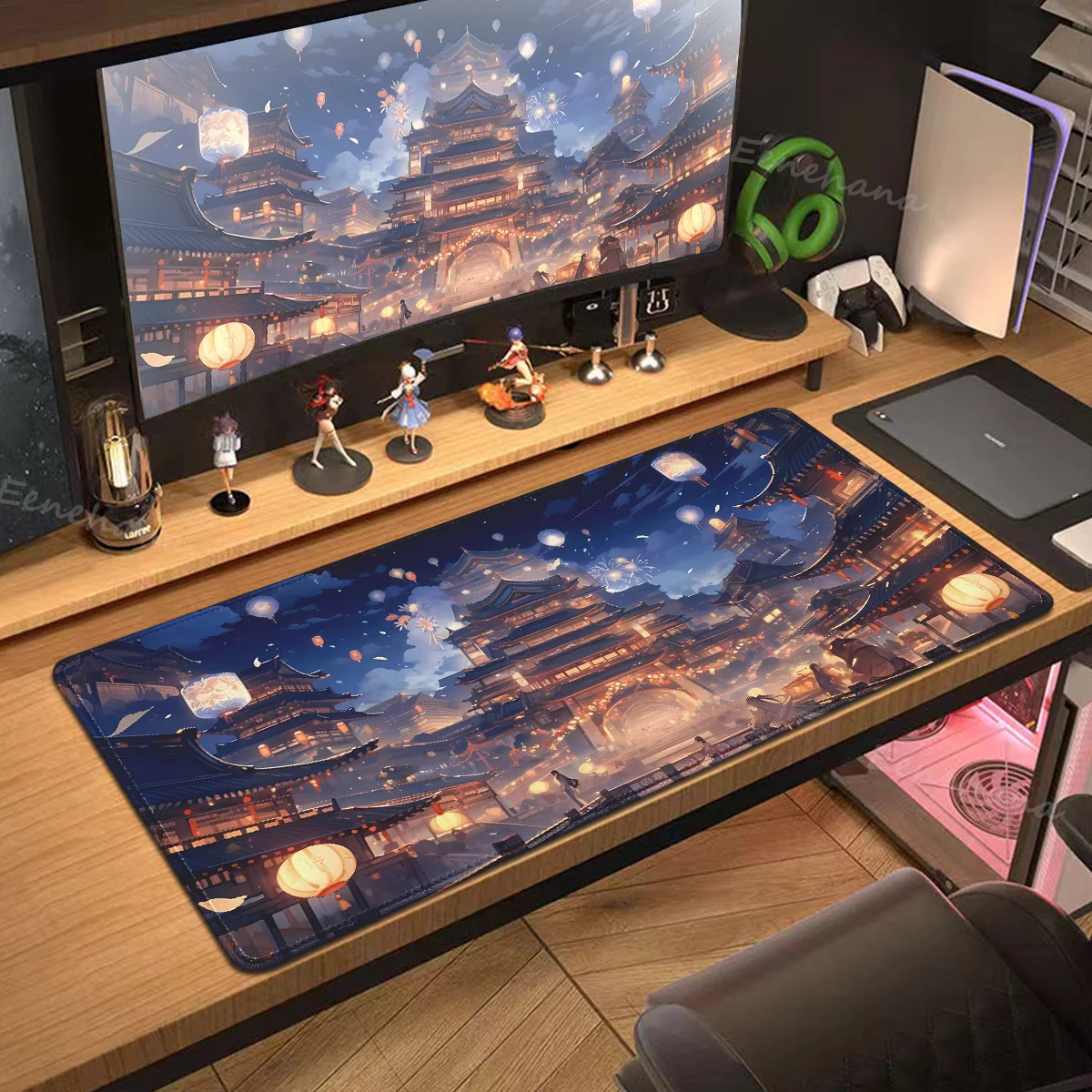 Gaming Mouse Mat Palace night view Non-Slip Mouse Pad Gamer Rubber Computer Office Large Rubber Table Mat Game Keyboard Pads