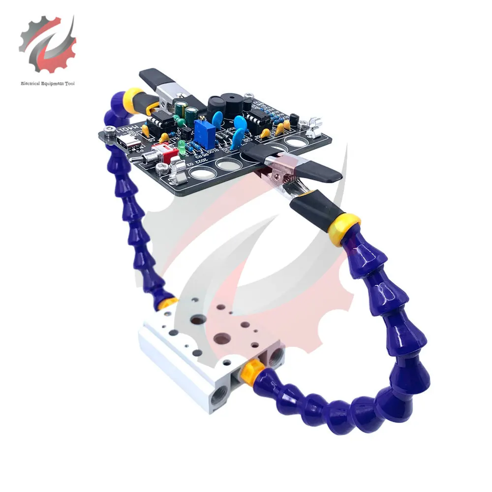 Octopus Soldering Helping Hands Solder Iron Holder With Flexible Arms Aluminium Alloy Welding Station Vise Table Clamp For PCB