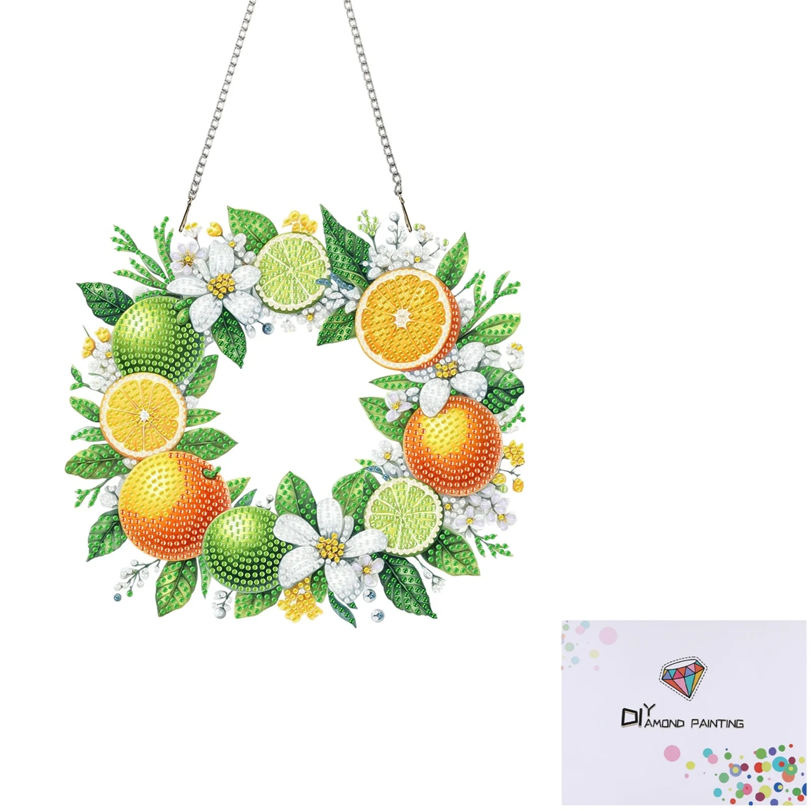 

Luxury Diamond Art Wreath Kits DIY Craft Set with Bright Crystals Perfect for Wall Decoration or Gift Giving