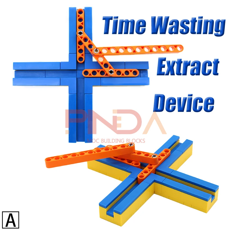 MOC Time Wasting-dispositivo de extracción 2744 3673 32524, bloques de construcción compatibili con la serie City, accessori, r
