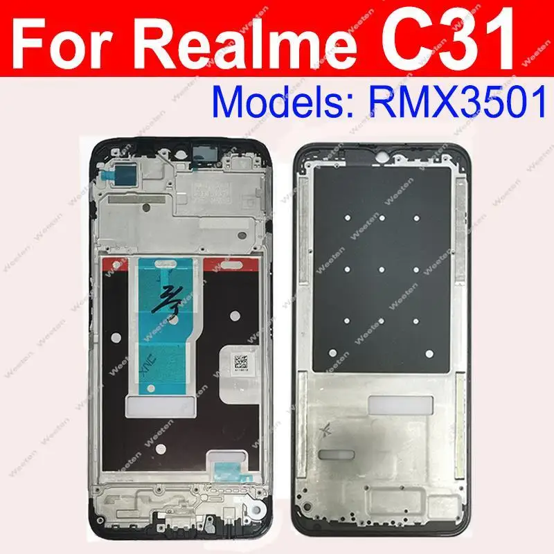 Realme-フレーム付きの交換用フロントガラス,c30,c30s,c31,c33,c35