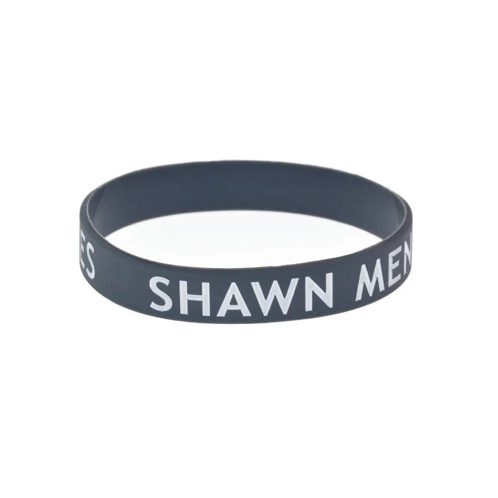 1 PC SHAWN MENDES Silicone Rubber Wristband For Music Fans