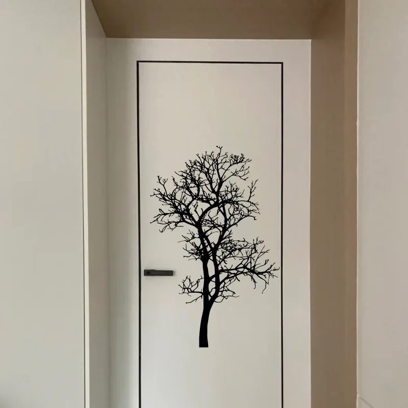 Large Winter Tree Branch Wall Sticker Office Kids Room Jungle Forest Wildlife Wall Decal Bedroom Vinyl Home Decor