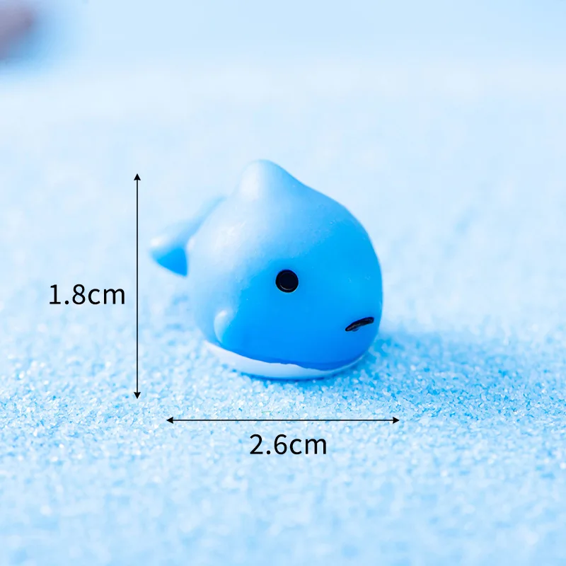 10/15 PCS Micro landscape marine creatures, dolphins, octopuses octopuses,aquarium  fish tank decorations for fish tank