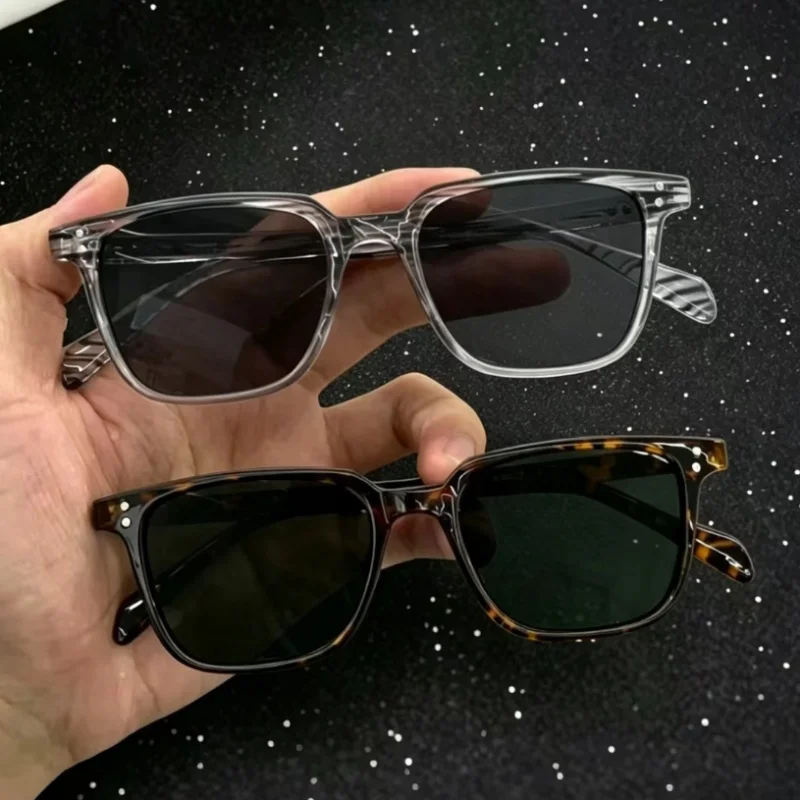 Rectangle Sunglasses Women Men Polygon Vintage Brand Designer Square Sun Glasses for Women Shades Female Eyewear Unisex Glasses