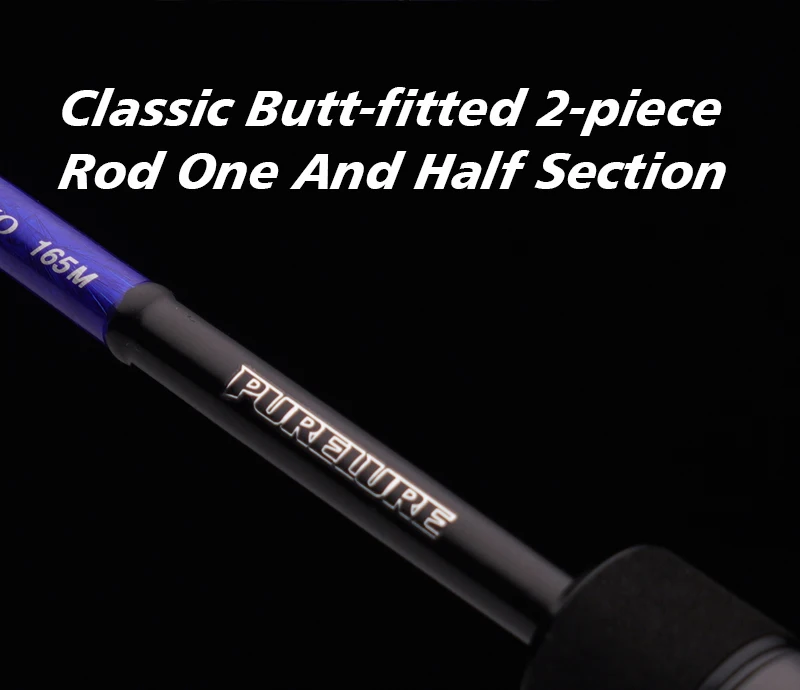 PURELURE Tripod AIR IIDAKO Tintenfisch-Angelrute 150m/160m M/MH Titan-Spitze Casting-Rute für Bootsangeln mit Netzdesign – Detail 10