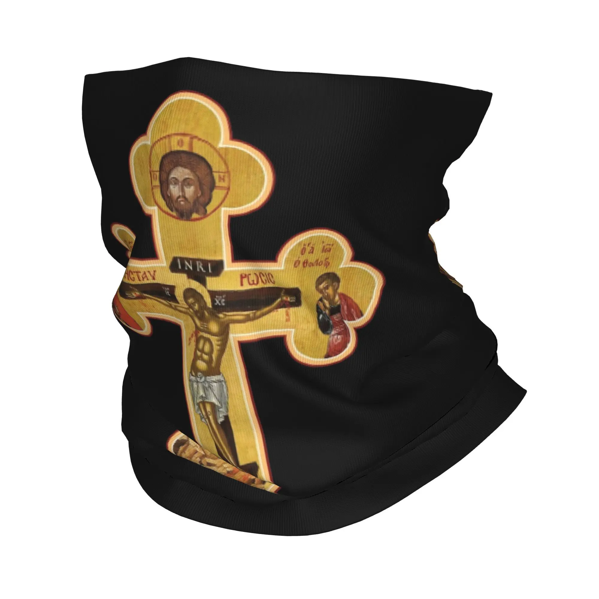 

Православная бандана с крестом, гетры с принтом, шарф, многофункциональная повязка на голову для езды на велосипеде для мужчин, женщин, взрослых, всесезонные