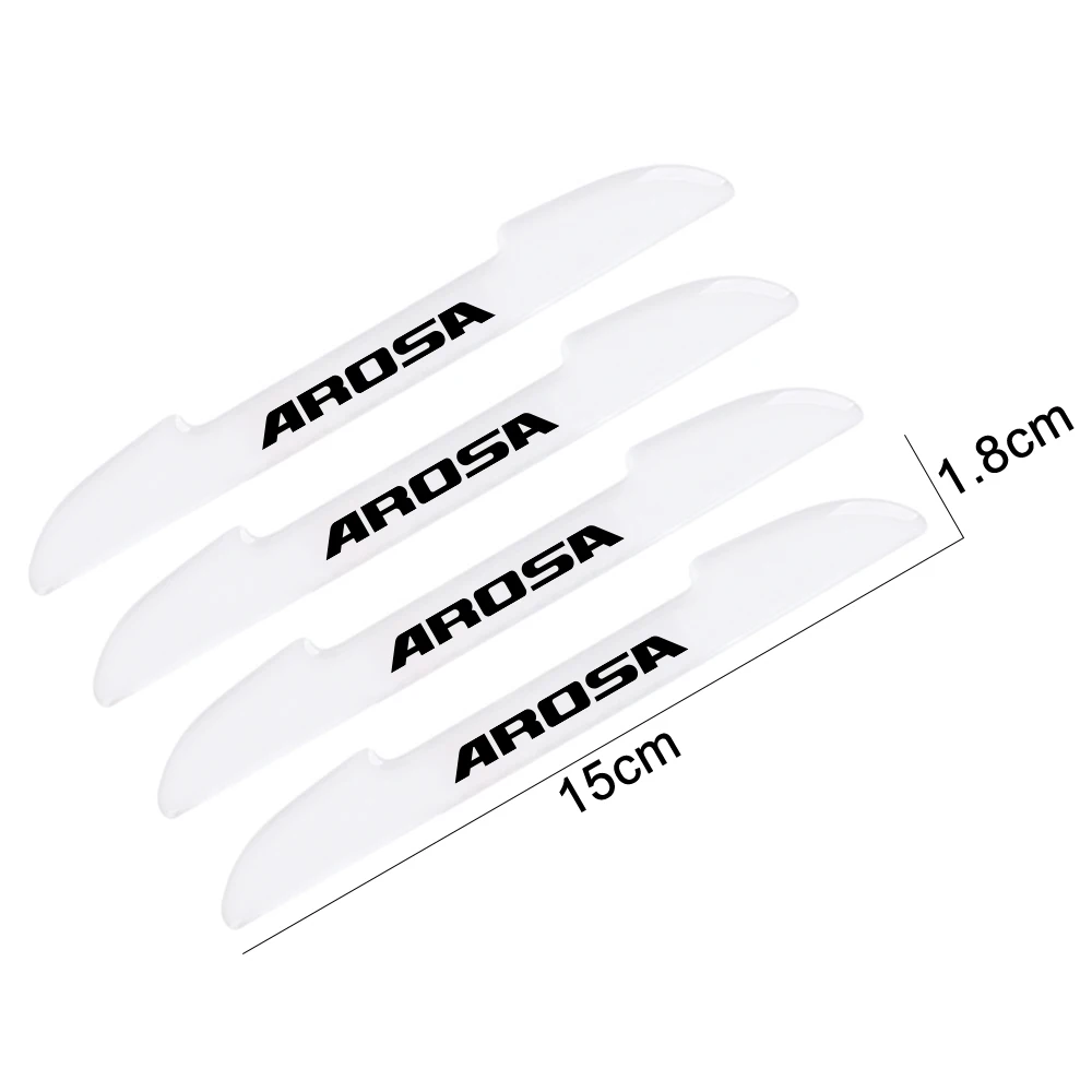 4 قطعة شرائط مضادة للتصادم اكسسوارات السيارات ل سيات ليون إيبيزا Ateca أرونا قرطبة توليدو Altea الحمراء أروسا Exeo Mii Tarraco #6