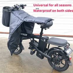 Electric Bicycle Winter Velvet Warm Windproof Cover Electric Scooter Waterproof Rainproof Cover for Four Seasons