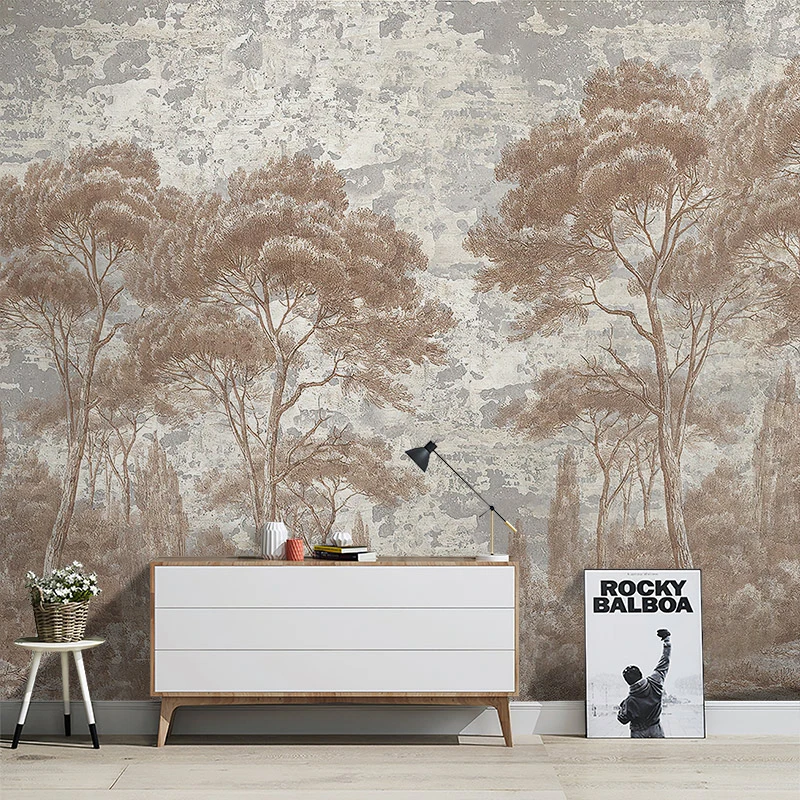 custom American French palm plant wallpaper TV background wallpapers for living room bedroom decoration mural wall cloth board